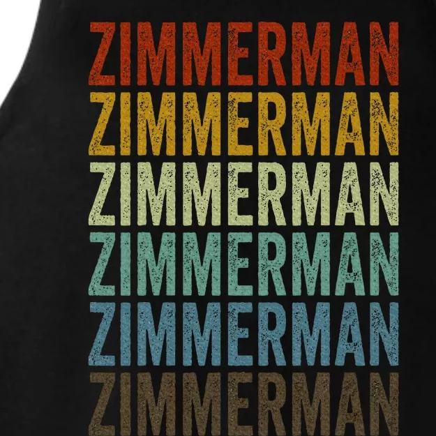 Zimmerman City Retro Ladies Tri-Blend Wicking Tank