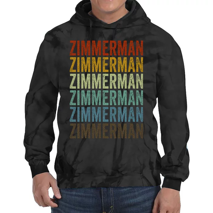 Zimmerman City Retro Tie Dye Hoodie