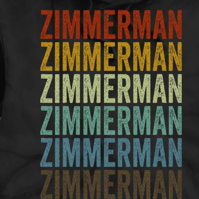 Zimmerman City Retro Tie Dye Hoodie