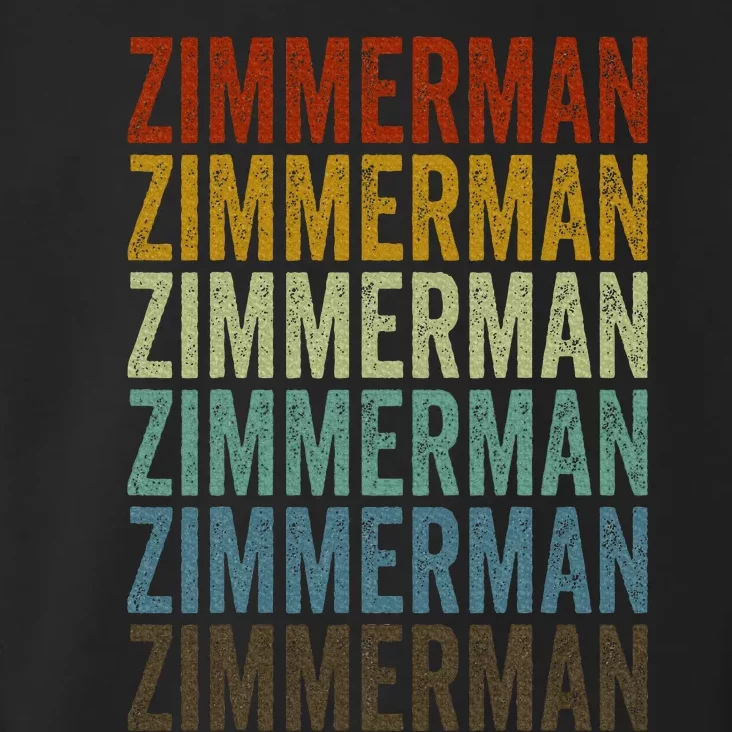 Zimmerman City Retro Toddler Hoodie