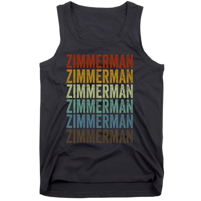 Zimmerman City Retro Tank Top