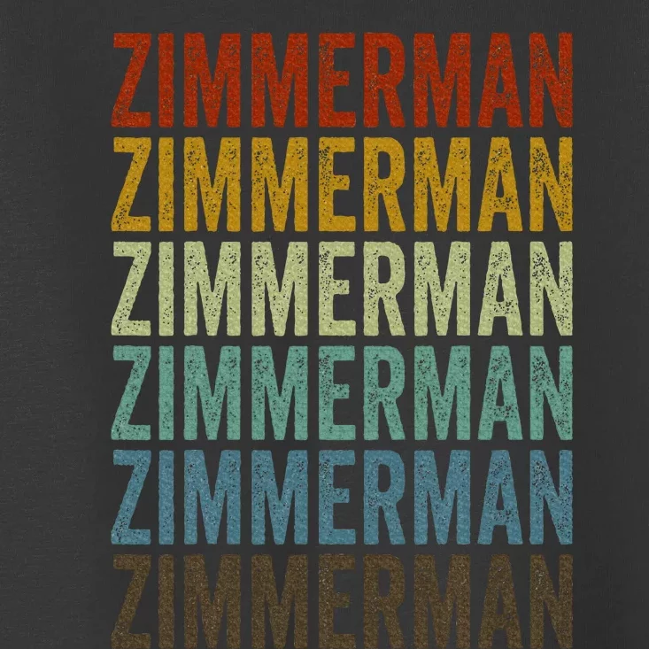 Zimmerman City Retro Toddler T-Shirt