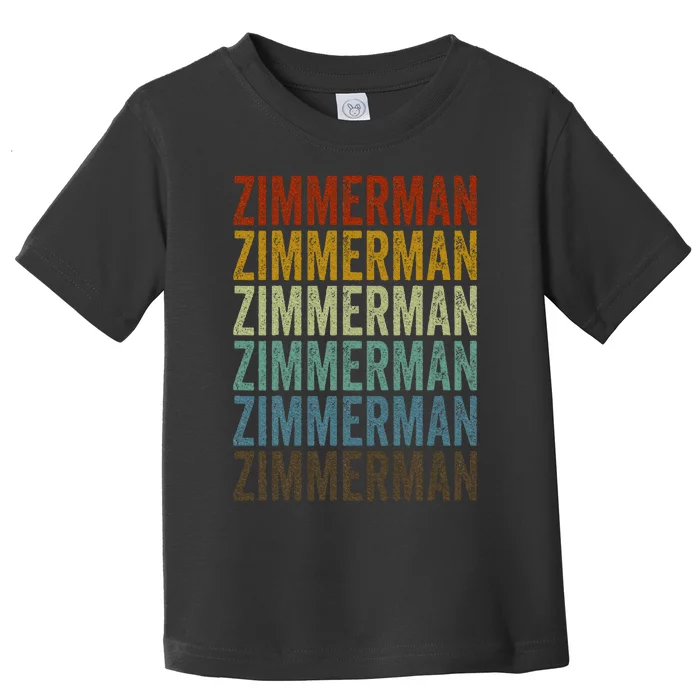 Zimmerman City Retro Toddler T-Shirt