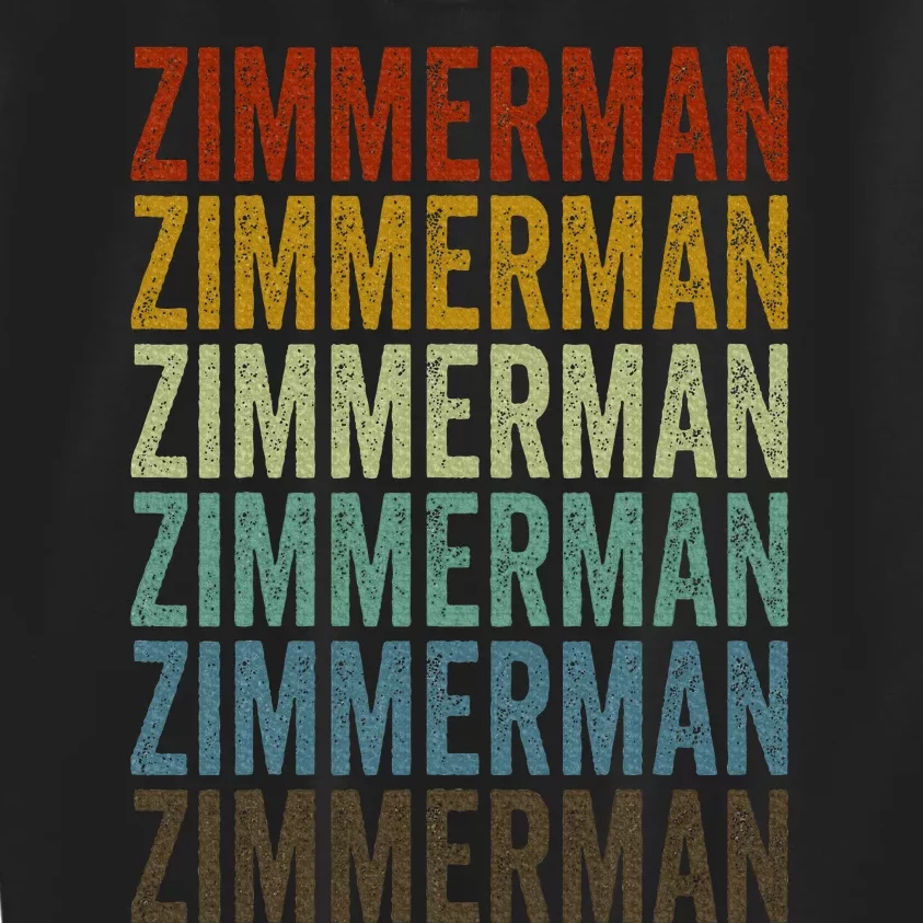 Zimmerman City Retro Kids Sweatshirt