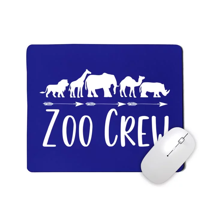 Zoo Crew Safari Animals Or Adults Zoo Group Teacher Funny Gift Mousepad