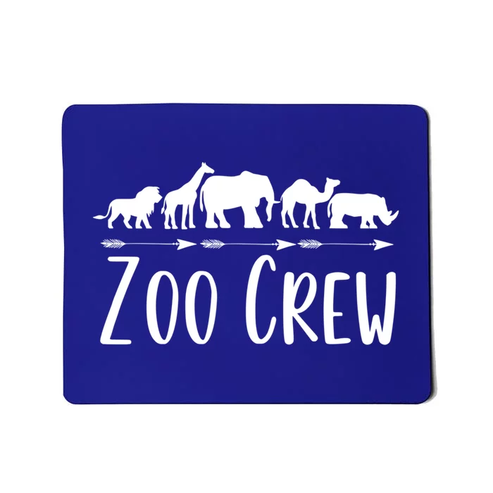 Zoo Crew Safari Animals Or Adults Zoo Group Teacher Funny Gift Mousepad