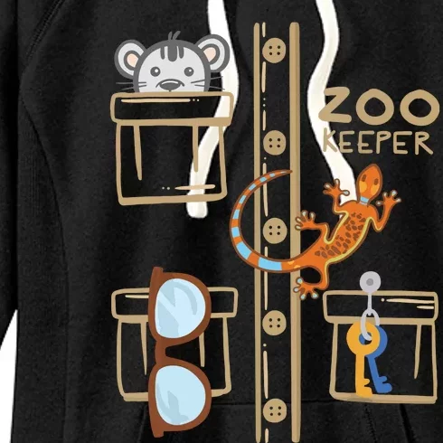 Zookeeper Costume Shirts Halloween Jungle Explorer Women's Fleece Hoodie