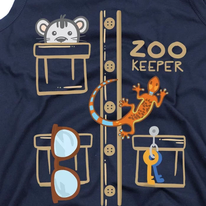 Zookeeper Costume Shirts Halloween Jungle Explorer Tank Top