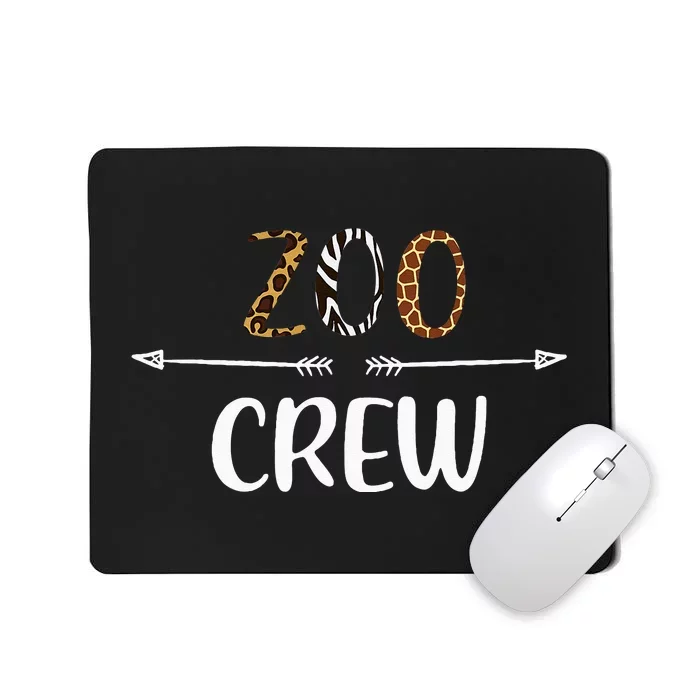 Zoo Crew Zoo Matching Family Zoo Animals Mousepad