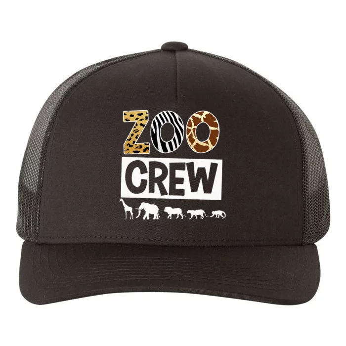 Zoo Crew Zookeeper Safari Wildlife Animal Lover Costume Yupoong Adult 5-Panel Trucker Hat