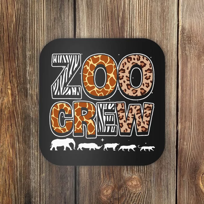 Zoo Crew Zookeeper Costume Wild Print African Animal Keeper Coaster