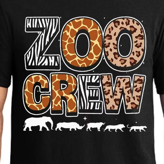 Zoo Crew Zookeeper Costume Wild Print African Animal Keeper Pajama Set