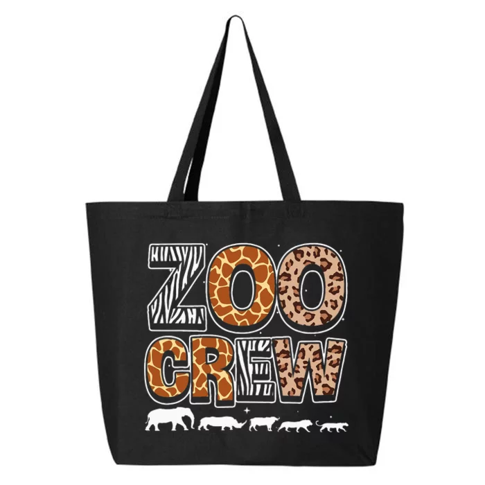 Zoo Crew Zookeeper Costume Wild Print African Animal Keeper 25L Jumbo Tote