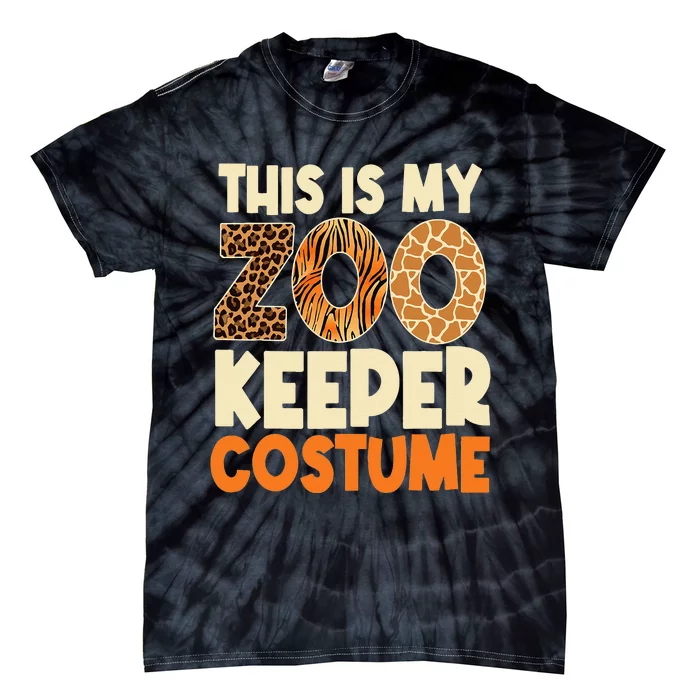 Zookeeper Costume Zoogoer Zoo Garden Animal Lover Keeper Tie-Dye T-Shirt