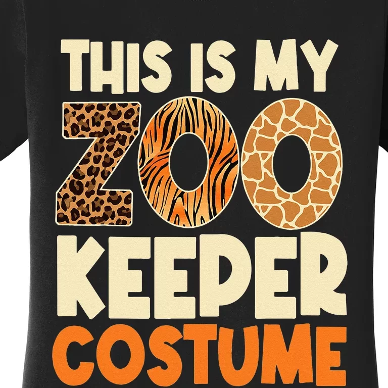 Zookeeper Costume Zoogoer Zoo Garden Animal Lover Keeper Women's T-Shirt