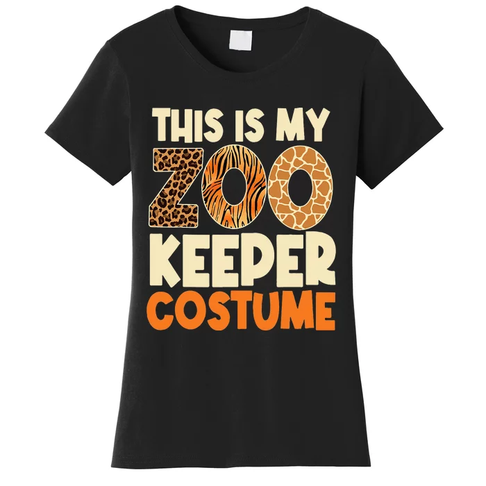 Zookeeper Costume Zoogoer Zoo Garden Animal Lover Keeper Women's T-Shirt