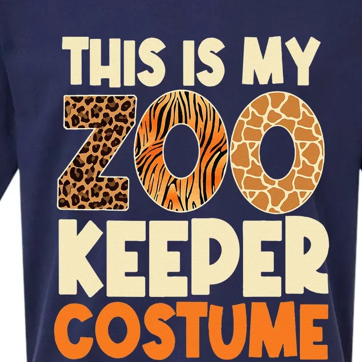 Zookeeper Costume Zoogoer Zoo Garden Animal Lover Keeper Sueded Cloud Jersey T-Shirt