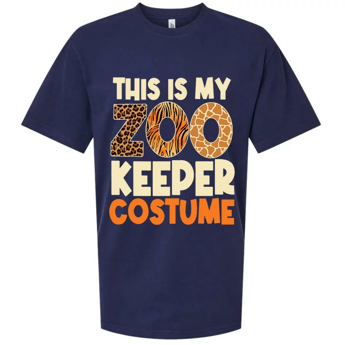 Zookeeper Costume Zoogoer Zoo Garden Animal Lover Keeper Sueded Cloud Jersey T-Shirt