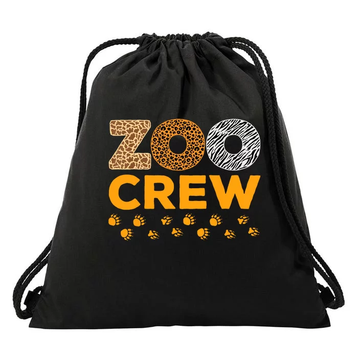 Zoo Crew Zookeeper Costume Safari Wildlife Animal Lover Drawstring Bag