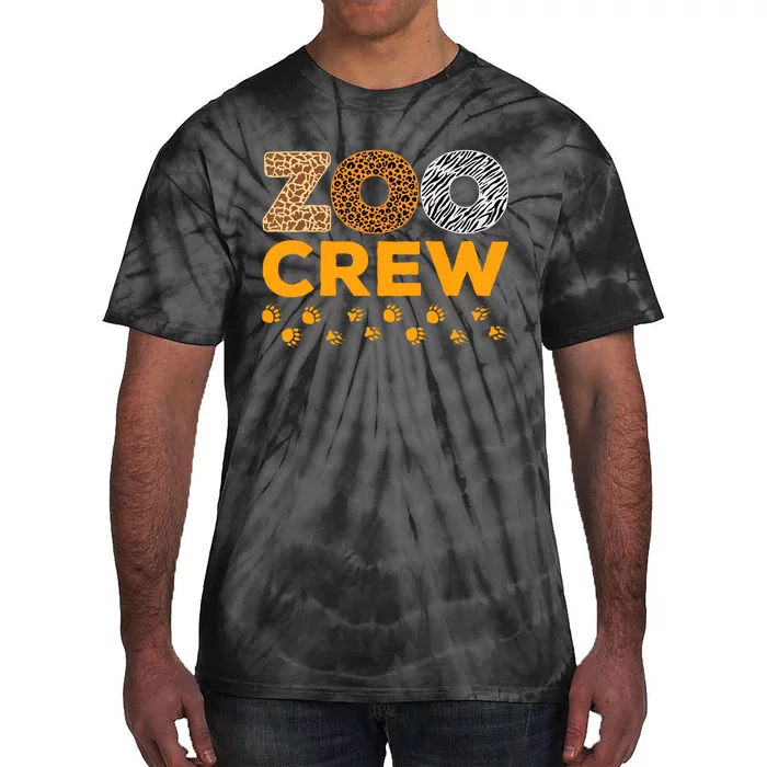 Zoo Crew Zookeeper Costume Safari Wildlife Animal Lover Tie-Dye T-Shirt