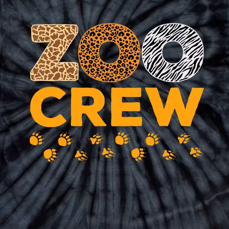 Zoo Crew Zookeeper Costume Safari Wildlife Animal Lover Tie-Dye T-Shirt