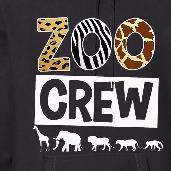 Zoo Crew Zookeeper Safari Wildlife Animal Lover Costume Premium Hoodie