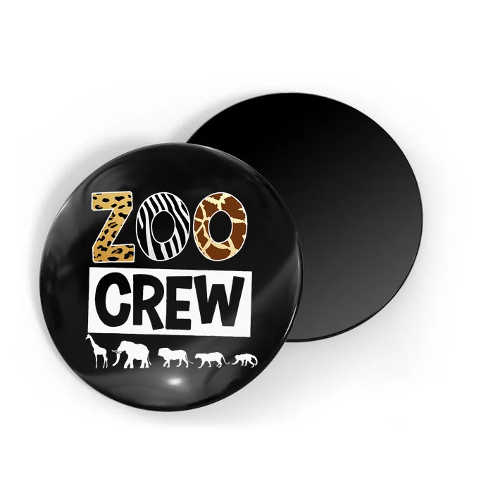 Zoo Crew Zookeeper Safari Wildlife Animal Lover Costume Magnet