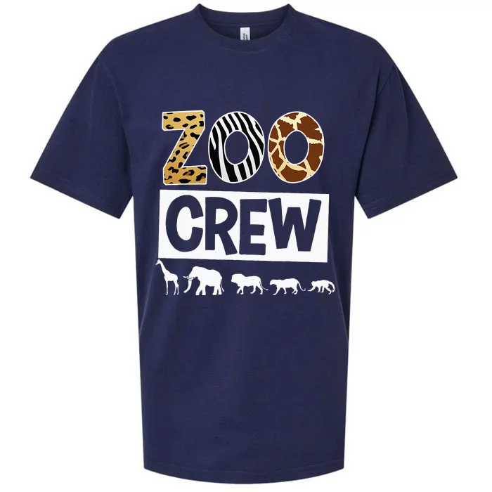 Zoo Crew Zookeeper Safari Wildlife Animal Lover Costume Sueded Cloud Jersey T-Shirt