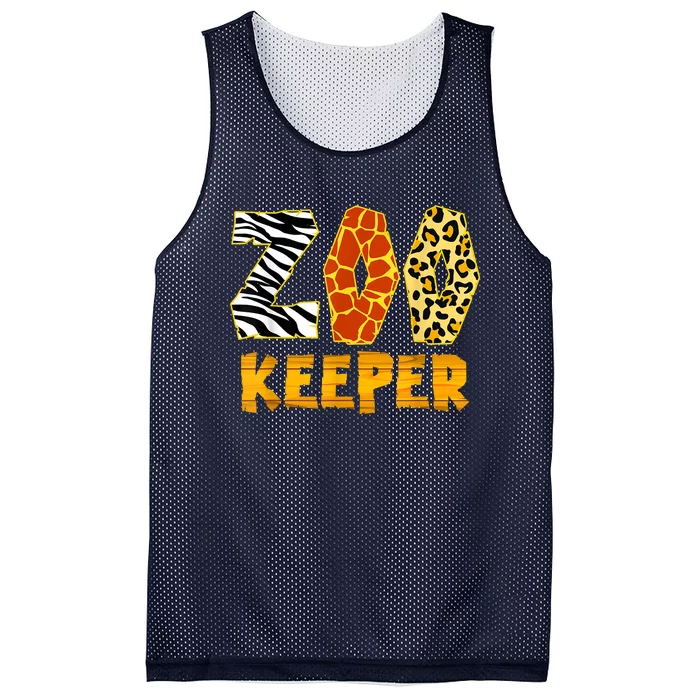 Zookeeper Costume Zoo Keeper African Safari Trip Zebra Mesh Reversible Basketball Jersey Tank