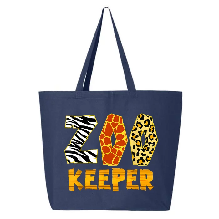 Zookeeper Costume Zoo Keeper African Safari Trip Zebra 25L Jumbo Tote