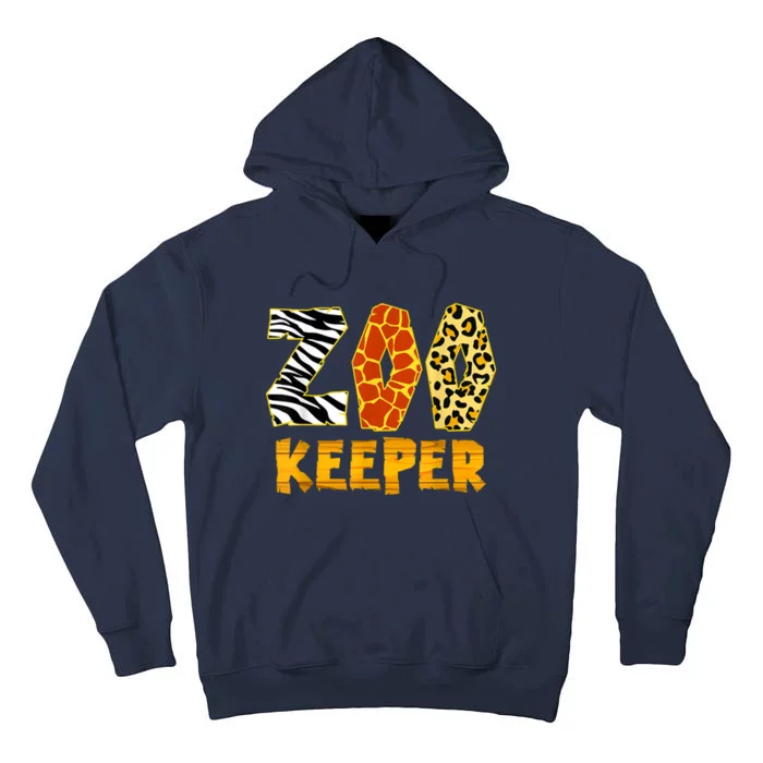 Zookeeper Costume Zoo Keeper African Safari Trip Zebra Tall Hoodie