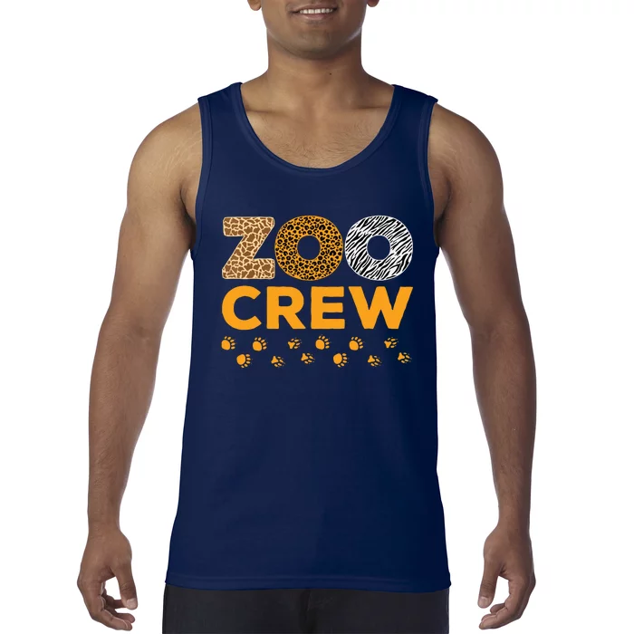 Zoo Crew Zookeeper Costume Safari Wildlife Animal Lover Tank Top