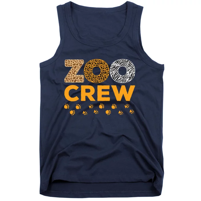 Zoo Crew Zookeeper Costume Safari Wildlife Animal Lover Tank Top