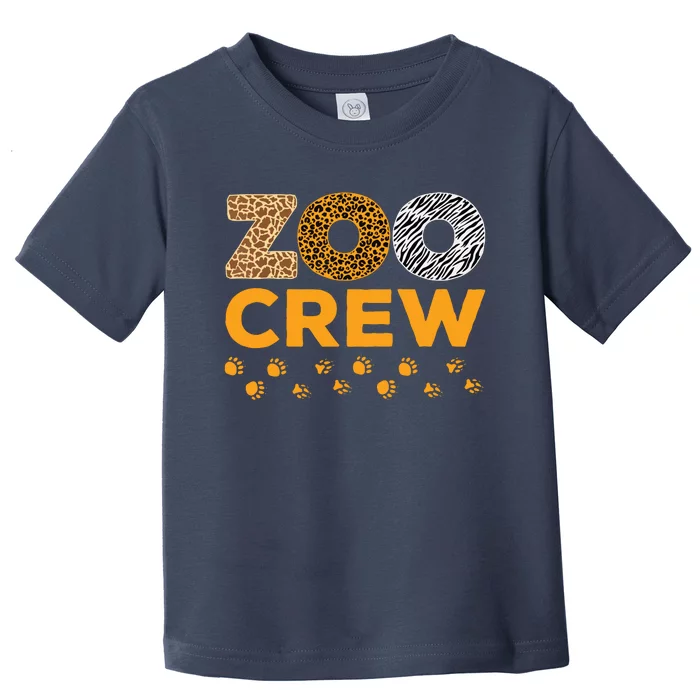 Zoo Crew Zookeeper Costume Safari Wildlife Animal Lover Toddler T-Shirt