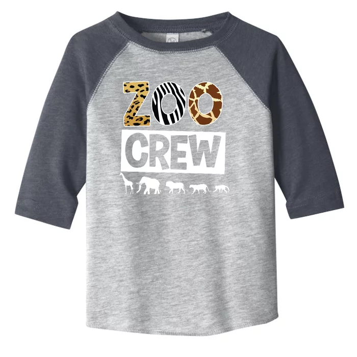 Zoo Crew Zookeeper Safari Wildlife Animal Lover Costume Toddler Fine Jersey T-Shirt