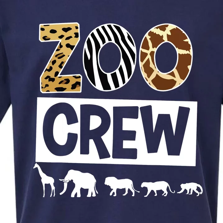 Zoo Crew Zookeeper Safari Wildlife Animal Lover Costume Sueded Cloud Jersey T-Shirt