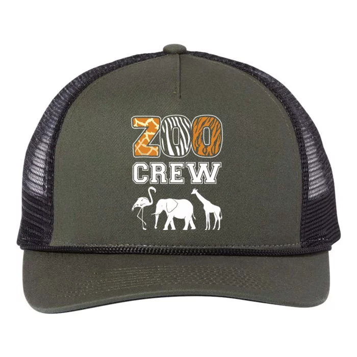 Zoo Crew Zoos Keeping Zoo Keeper Zookeeper Zookeeping Retro Rope Trucker Hat Cap