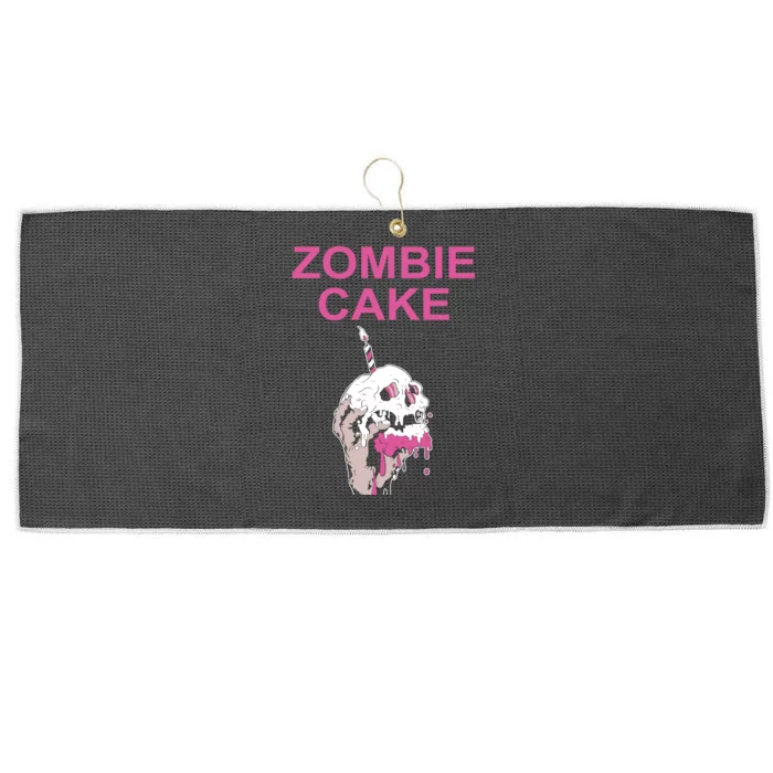 Zombie Cake Large Microfiber Waffle Golf Towel