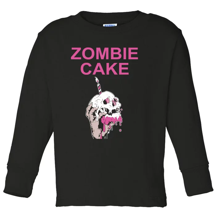 Zombie Cake Toddler Long Sleeve Shirt