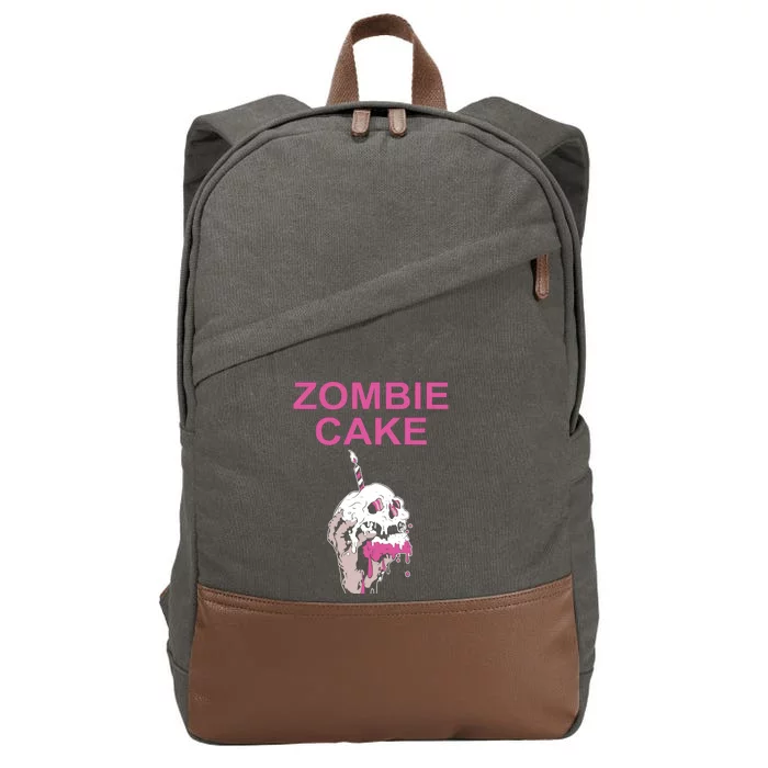 Zombie Cake Cotton Canvas Backpack