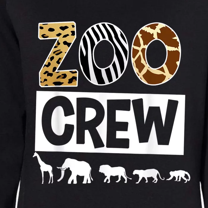 Zoo Crew Zookeeper Safari Wildlife Animal Lover Costume Womens California Wash Sweatshirt