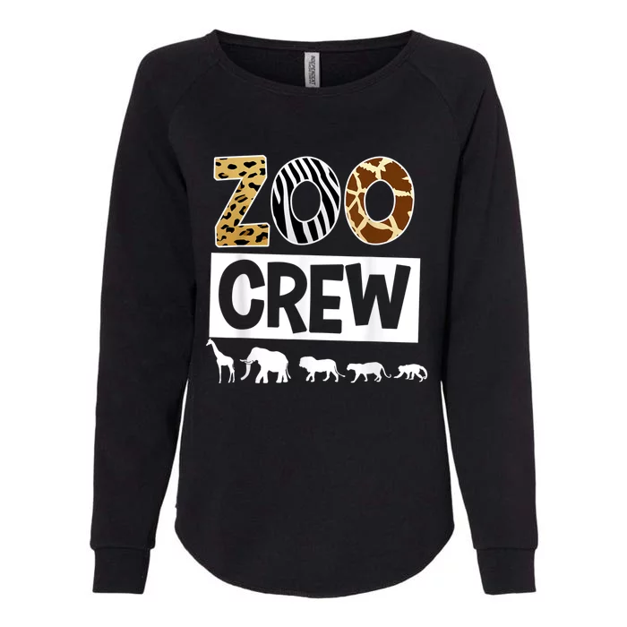 Zoo Crew Zookeeper Safari Wildlife Animal Lover Costume Womens California Wash Sweatshirt