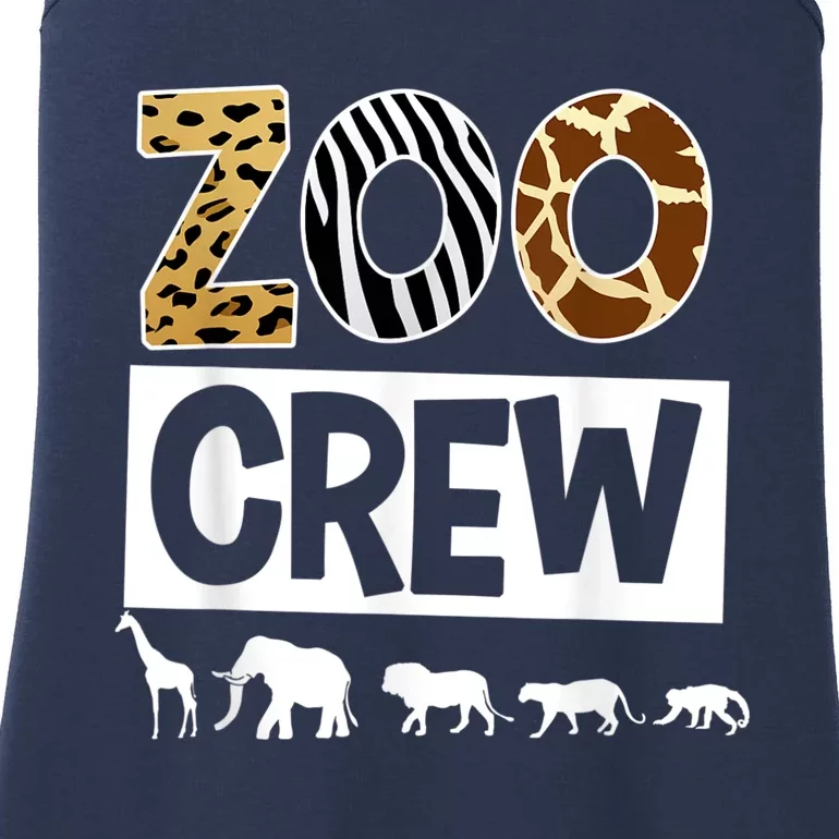 Zoo Crew Zookeeper Safari Wildlife Animal Lover Costume Ladies Essential Tank