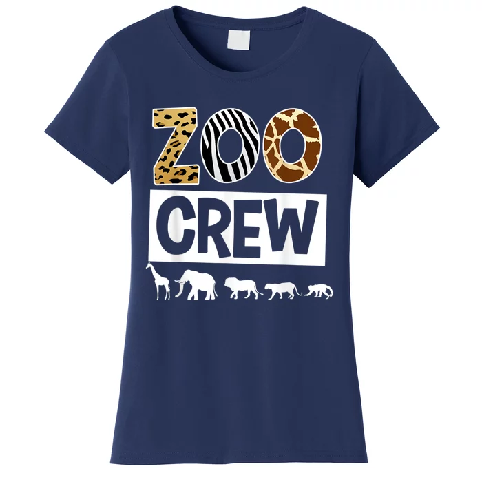 Zoo Crew Zookeeper Safari Wildlife Animal Lover Costume Women's T-Shirt