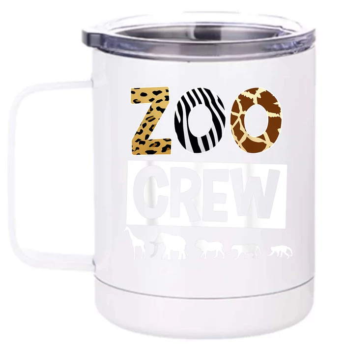 Zoo Crew Zookeeper Safari Wildlife Animal Lover Costume Front & Back 12oz Stainless Steel Tumbler Cup