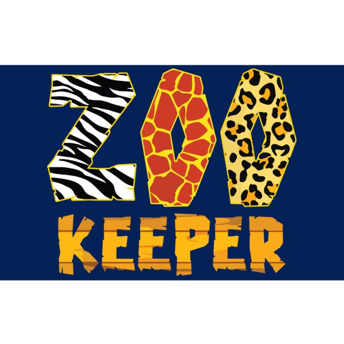 Zookeeper Costume Zebra Wild Print African Animal Keeper Bumper Sticker