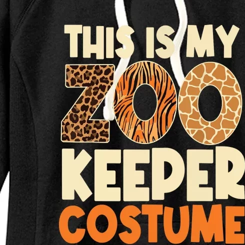 Zookeeper Costume Zoogoer Zoo Garden Animal Lover Keeper Women's Fleece Hoodie