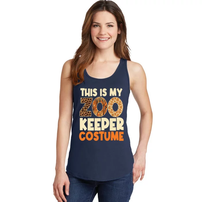 Zookeeper Costume Zoogoer Zoo Garden Animal Lover Keeper Ladies Essential Tank