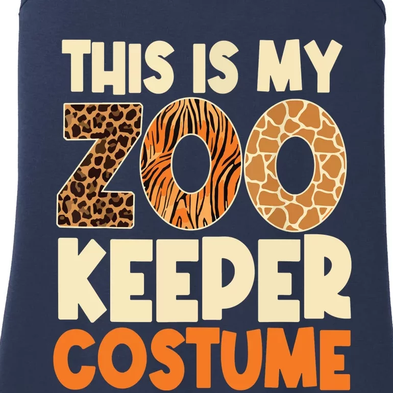 Zookeeper Costume Zoogoer Zoo Garden Animal Lover Keeper Ladies Essential Tank