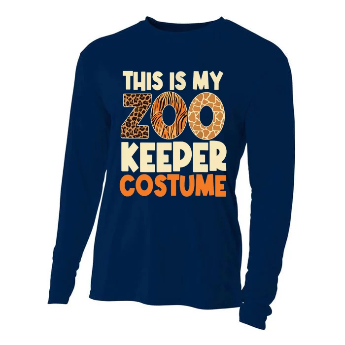 Zookeeper Costume Zoogoer Zoo Garden Animal Lover Keeper Cooling Performance Long Sleeve Crew